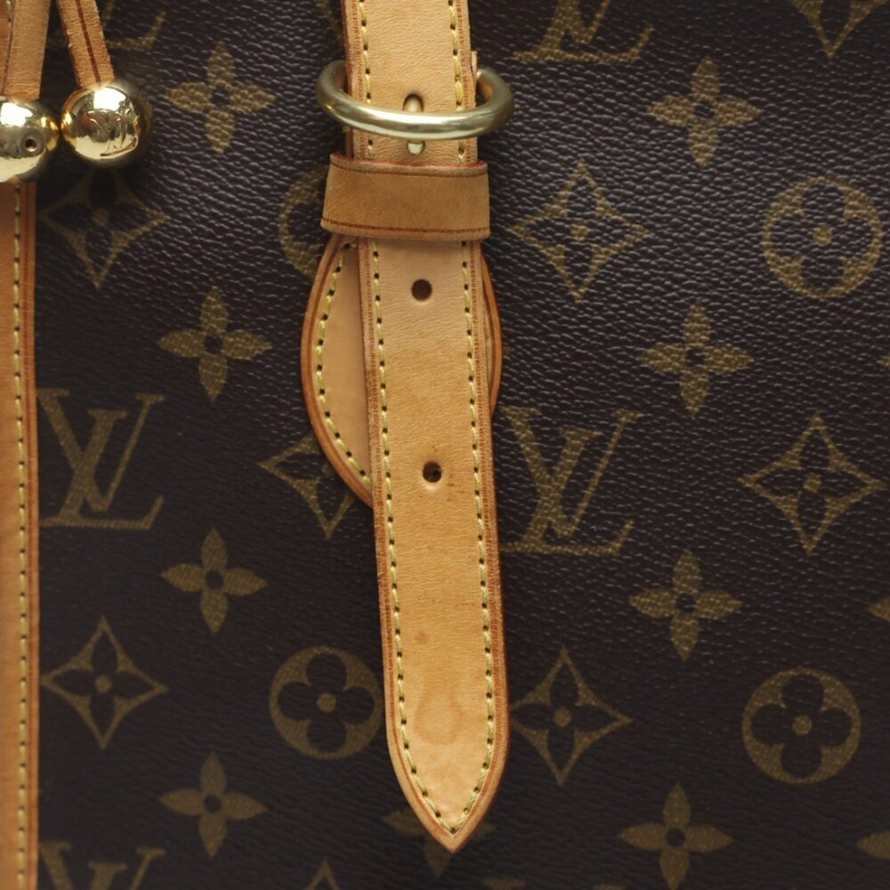 LOUIS VUITTON Brown Monogram Canvas Tote Bag - Picture 12 of 16